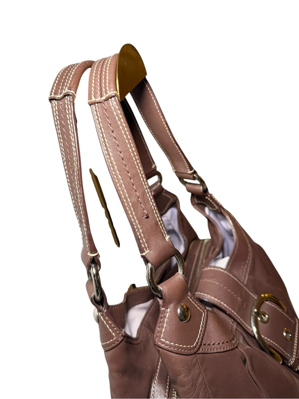 Vintage Coach Soho Lynn Leather Hobo Bag - Picture 5 of 16